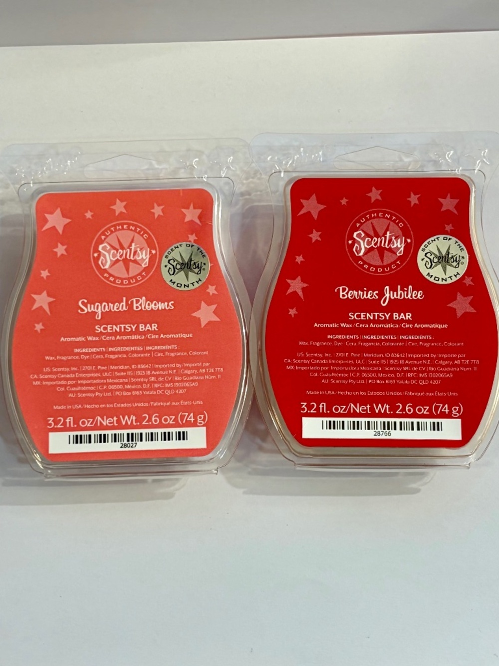 Scentsy Wax Melts - Sugared Blooms & Berries Jubilee